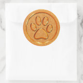 金ゴールドポープリント ラウンドシール (バッグ)