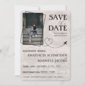 金ゴールドポーランドのパスポート日付の保存 セーブザデート (裏面)