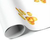 金ゴールドポー ラッピングペーパー (ロールコーナー)