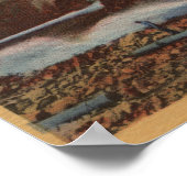 金ゴールドマイニングin California - Quarz, Dredge ポスター (角)