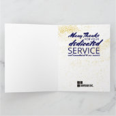 金ゴールドマイルストーンの記念日 カード (内部)