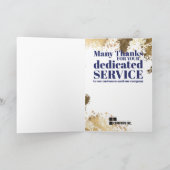 金ゴールドマイルフェイクストーン社員記念日 カード (内部)