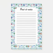 金ゴールドマジカルスターレインボーユニコーン ポストイット (正面)