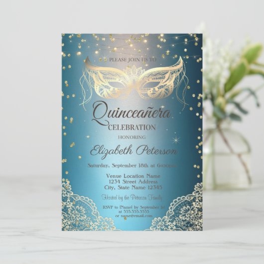 金ゴールドマスクレースダイアモンズキンセニェラ 招待状 (スタンド正面)