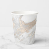 金ゴールドマパーソナライズされたーブル特別行事P 紙コップ (裏面)