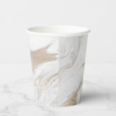 金ゴールドマパーソナライズされたーブル特別行事P 紙コップ (右)