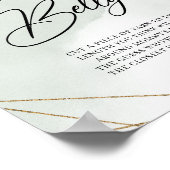 金ゴールドママのベリーゲームの大きさ ポスター (角)