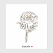 金ゴールドマリゴールド シール (シート)