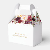 金ゴールドマルサラボホーオータム婚約パーティ フェイバーボックス (裏面サイド)