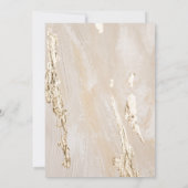 金ゴールドマルモルヴィンテージブライダルシャワー 招待状 (裏面)