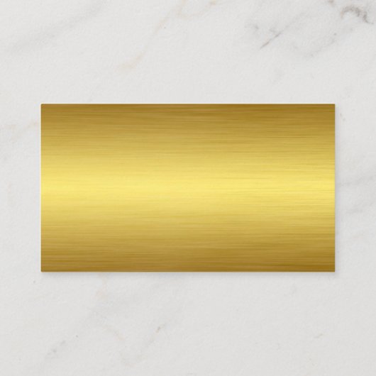 金ゴールドマンガ妖精ガールハウス清掃サービス 名刺 (裏面)