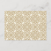 金ゴールドマンダラインディアン結婚ズ詳細 エンクロージャーカード (裏面)