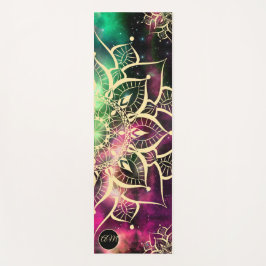 金ゴールドマンダラウォーターカラーネブライニシャル ヨガマット