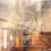 金ゴールドマンダラクラシーラグジュアリーシック霊気ヨガスタジオ ウィンドウサイン (シート2)