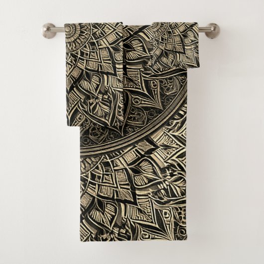 金ゴールドマンダラタオルセット バスタオルセット (インサイチュ)