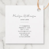 金ゴールドマンダラピンクのクリスタルサイキックスピリチュアル写真 フェイバータグ (裏面)