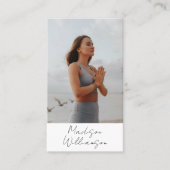 金ゴールドマンダラピンクのクリスタルサイキックスピリチュアル写真 名刺 (正面)