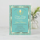 金ゴールドマンダラミントグリーンファースト聖餐式 招待状 (スタンド正面)