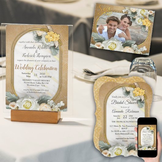 金ゴールドマンダラ様々な幾何学円の写真 出欠カード