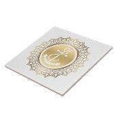 金ゴールドマンダラ&ホワイトボートいかり タイル (側面)