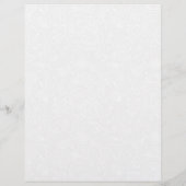 金ゴールドマンダルコーナーオンホワイトペイズリー背景 レターヘッド (裏面)