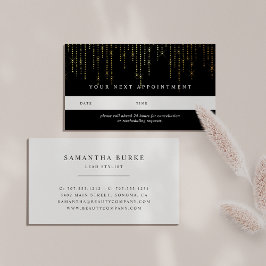 金ゴールドマーキーアポイントメントカード 予約カード