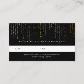 金ゴールドマーキーアポイントメントカード 予約カード (正面)