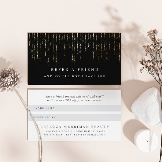 金ゴールドマーキー紹介カード 紹介カード