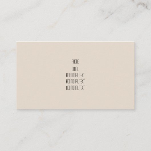 金ゴールドマーブピンクのマーブル 名刺 (裏面)