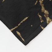 金ゴールドマーブリングテクスチャ： Luxeデザイン要素 フリースブランケット (角)