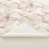 金ゴールドマーブルパターンシェルパブランケット シェルパブランケット (3/4)