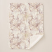 金ゴールドマーブルパターンシェルパブランケット シェルパブランケット (正面)