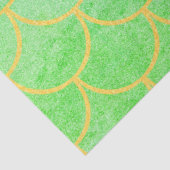 金ゴールドマーメはかりで測ドティール(緑がかった色)ターコイズグリッター 薄葉紙 (詳細)