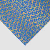 金ゴールドマーメイドスケールオン王室のブルー 薄葉紙 (詳細)