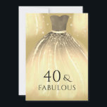 金ゴールドマーメイドドレス40 & Fabulous 40th Birthday 招待状<br><div class="desc">金ゴールドマーメイドドレス60&素晴らしい60th誕生日パーティーの招待状を参照してくださいコレクションの様々な色のバリエーションを以下または私たちの店。ありがとうございます。</div>