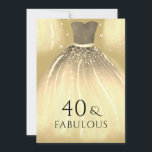 金ゴールドマーメイドドレス40 & Fabulous 40th Birthday 招待状<br><div class="desc">金ゴールドマーメイドドレス60&素晴らしい60th誕生日パーティーの招待状を参照してくださいコレクションの様々な色のバリエーションを以下または私たちの店。ありがとうございます。</div>