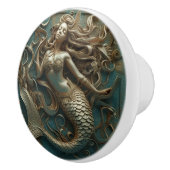 金ゴールドマーメイドラグジュアリーマリン セラミックノブ (右)