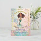 金ゴールドマーメイド海の下でパーティー 招待状 (スタンド正面)