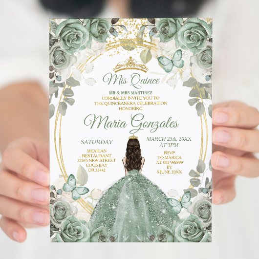 金ゴールドミクインズダスティグリーンフローラキンセアニラ 招待状