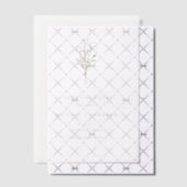 金ゴールドミニマリストBotanical Save the Date ベラム紙招待状 (オフセット (招待状))