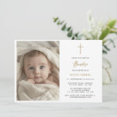 金ゴールドミニマルインビタシオンズパラバウティゾ写真 招待状 (スタンド正面)