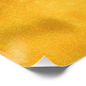 金ゴールドミニマルモダン抽象芸術 ポスター (コーナー)