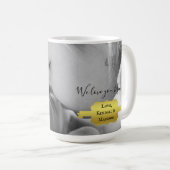 金ゴールドミニマル写真母の日コーヒーマグ コーヒーマグカップ (正面右)