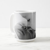 金ゴールドミニマル写真母の日コーヒーマグ コーヒーマグカップ (正面左)