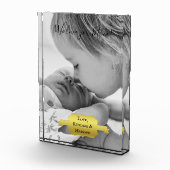 金ゴールドミニマル母の日の写真ブロック フォトブロック (右)