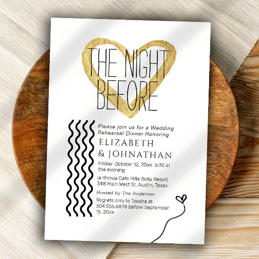 金ゴールドミニマルTouch台本を書く 招待状