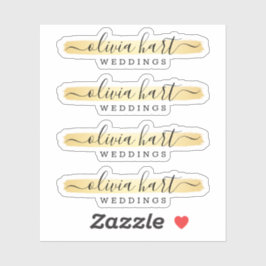 金ゴールドミニマ絵を描リストスワッシュロカスタムゴデカール シール