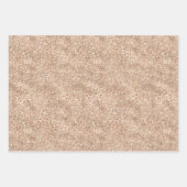 金ゴールドミントグリーングラムヒョウ印刷 ラッピングペーパーシート (正面)