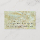 金ゴールドミント抽象芸術体操 名刺 (裏面)