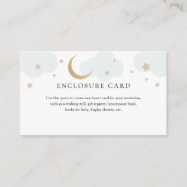 金ゴールドムーンとブルークラウドのエンクロージャカード エンクロージャーカード